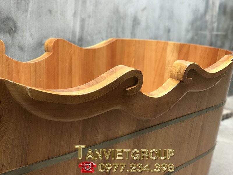 bán bồn tắm bằng gỗ