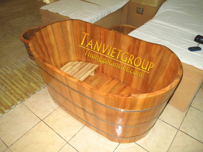 bán bồn tắm bằng gỗ