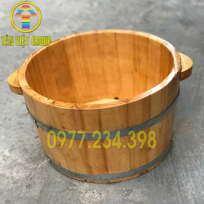 chậu gỗ ngâm chân